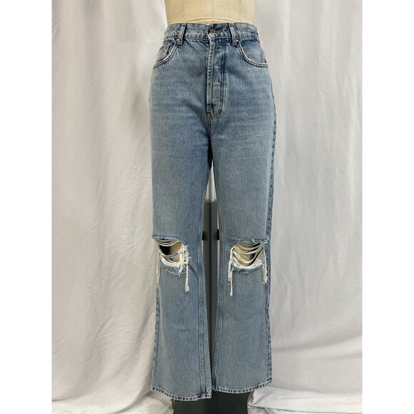 Anine Bing 'Kat' Blue Denim Jean Size 30 - Picture 1 of 4